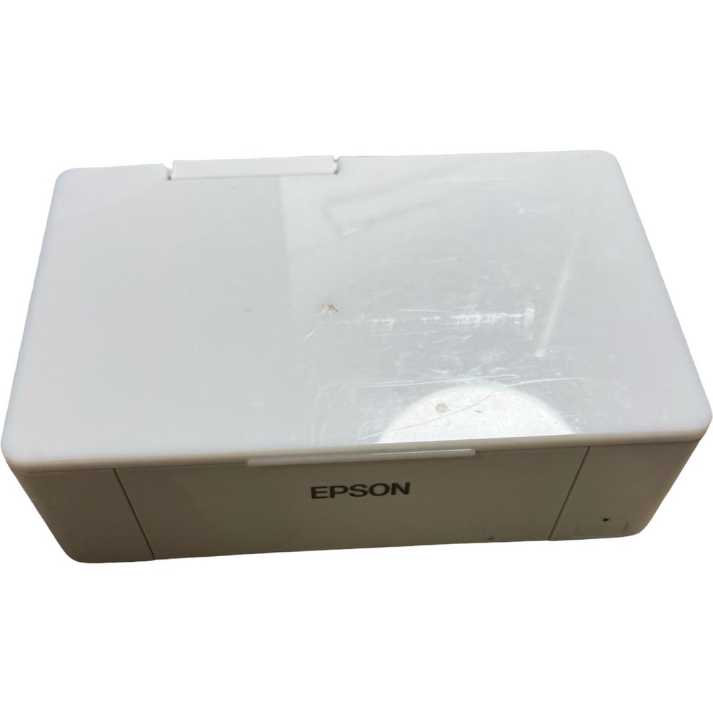 Epson PictureMate PM-400 Photo Printer For Parts Repair No Power Cord White